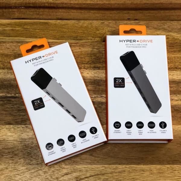 HYPER NET Hub USB-C MacBookPro - Grå