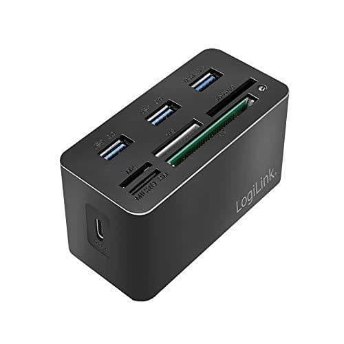 LOGILINK CR0046 USB 3.2 GEN 1 KORTLÄSARE FÖR MS-SD-M2-M-KORT