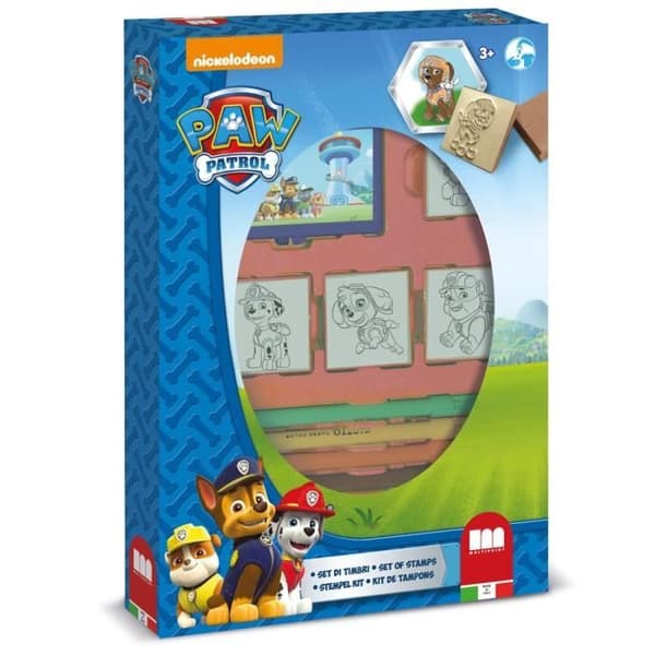 Stämpeluppsättningar 12 delar Paw Patrol Stamp Kit