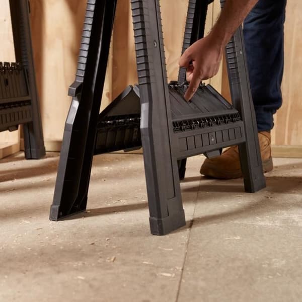 Förpackning med 2 hopfällbara arbetsbockar - STANLEY - STST1-70713 - 450kg