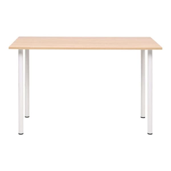 vidaXL Matbord 120x60x73 cm Ek och Vit