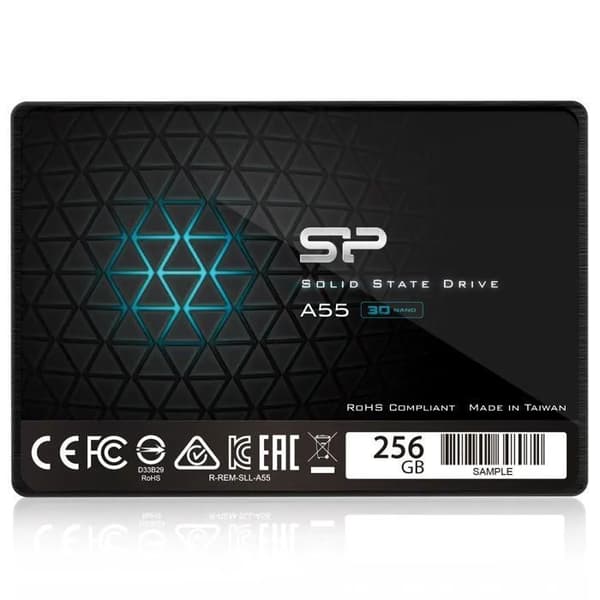 Intern SSD - Silicon Power - Ace A55 256Go - SATA III 2.5" 3D NAND
