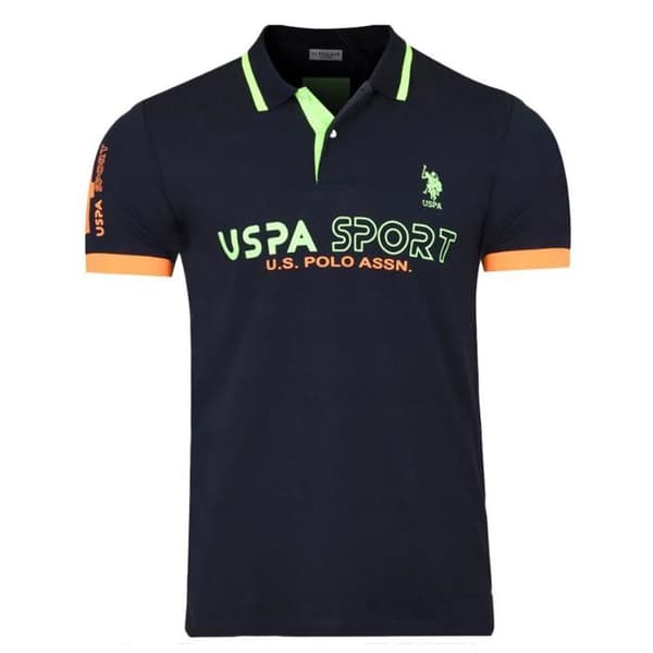Polo Noir/Orange Herr US Polo ASSN RAMS