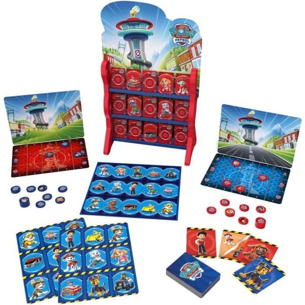 Paw Patrol stort set med 8 brädspel