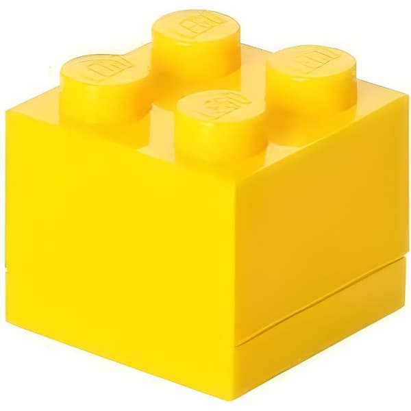 LEGO Mini förvaringslåda - 40111732 - Stapelbar - Gul