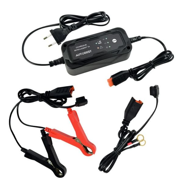 Motorcykelbatteriladdare - 6V / 12V laddningsunderhåll