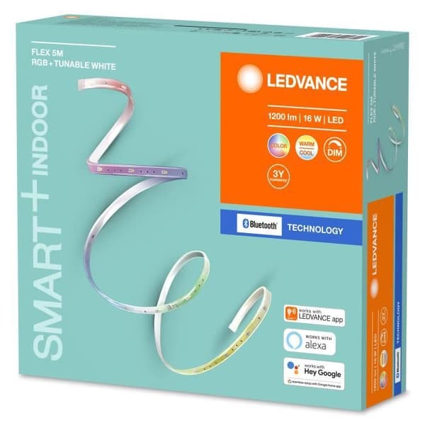 LEDVANCE intelligent LED-remsa - SMART+ FLEX MULTICOLOR / 16 W - Vit - Sovrum - Elektrisk