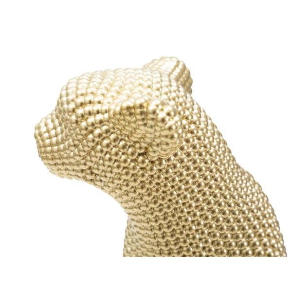 Guldleopard i resin cm 23x15,5x29