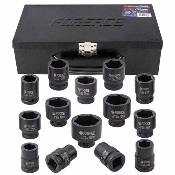 14-delars hylsnyckelsats 3/4"