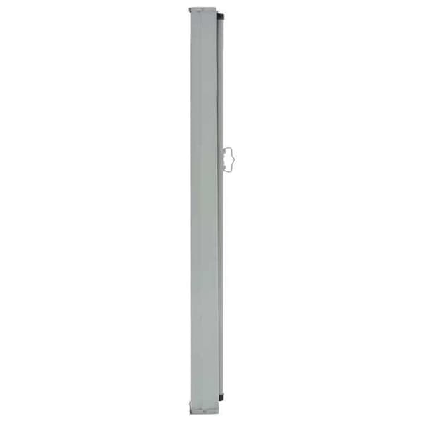 vidaXL Infällbar uteplats Sidomarkis 80x300 cm Brun