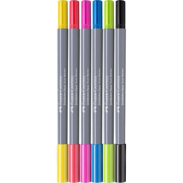 GOLDFABER akvarellmarkör, etui om 6 st