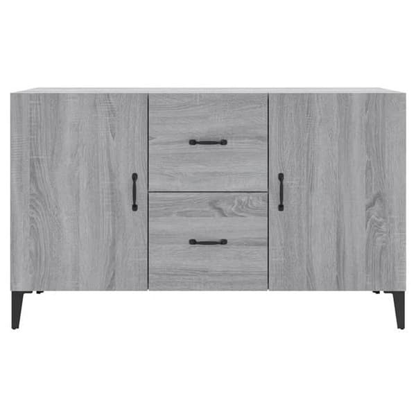vidaXL Buffé Sonoma grå 100x36x60 cm Ingenjörsträ 817469