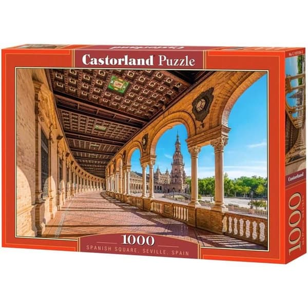 Pussel 1000 bitar: Spanska torget, Sevilla, Spanien