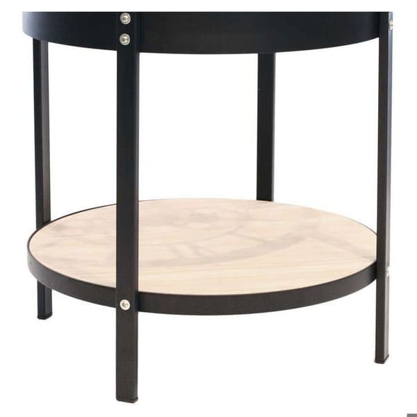 Bord D'Appoint - HEM DECO FABRIK - Klocka - Transparent - Svart