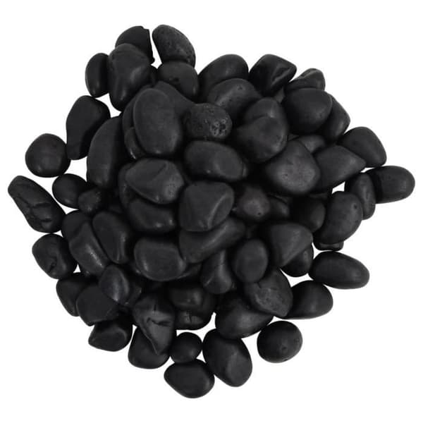Svarta stenar 10 kg 2-5 cm