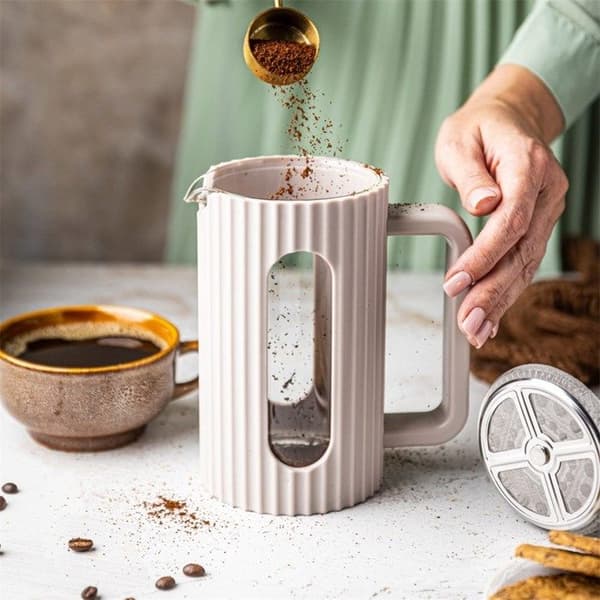 Cafetière à piston - Klausberg - KB-7744 - 350ml - Rosa - För kaffe/te