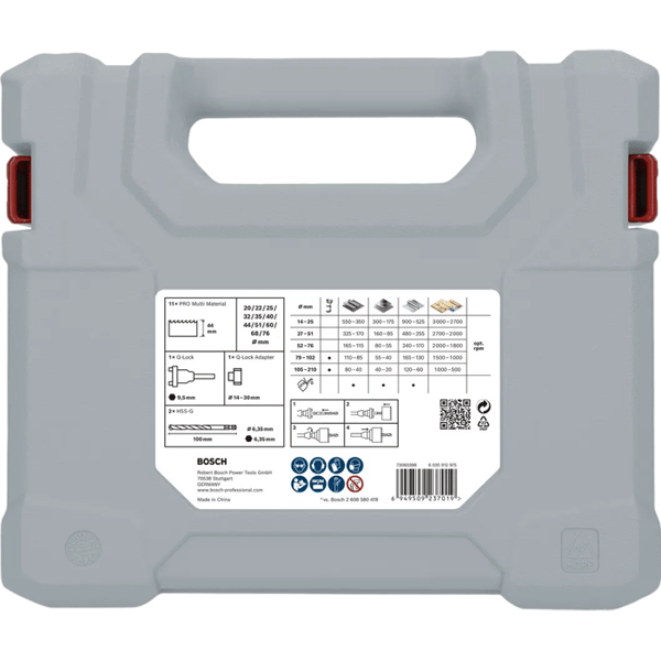 Multimaterialsklingor - BOSCH - PRO - 15-pack - Diameter 20-76 mm - Lång livslängd