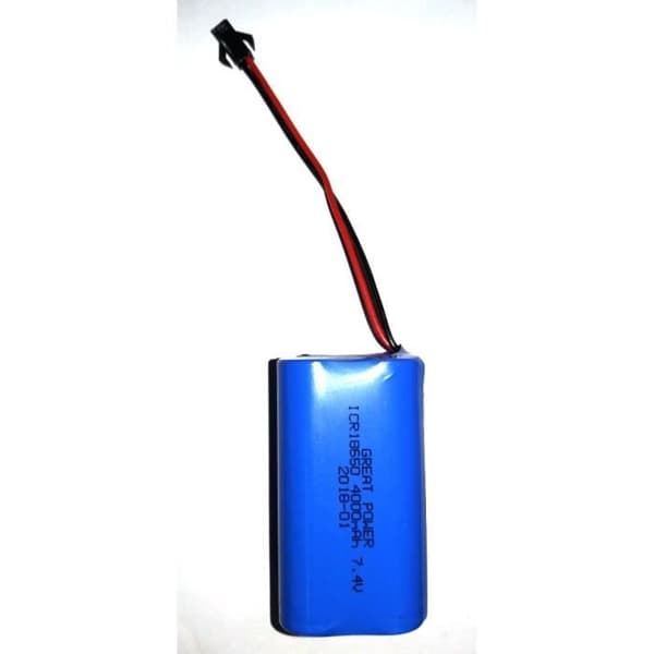 18650x2 7,4V 4400mAh uppladdningsbart Li-Ion batteri