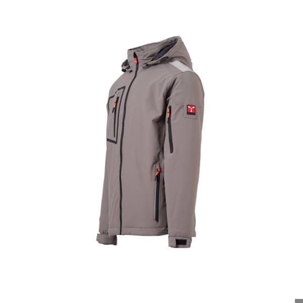 Payper Wear Stream Lite Pad arbetsjacka - rök/svart