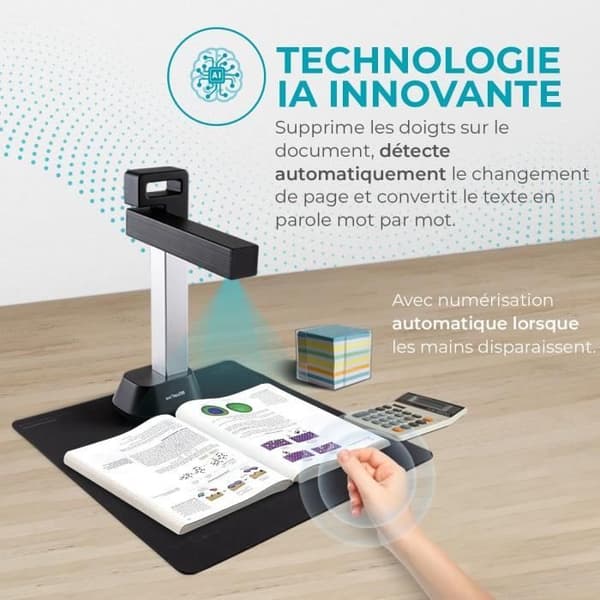 Scanner A4 - GENERISK - IRIScan v6 - 300 dpi - USB - Gratis PDF-redigerare