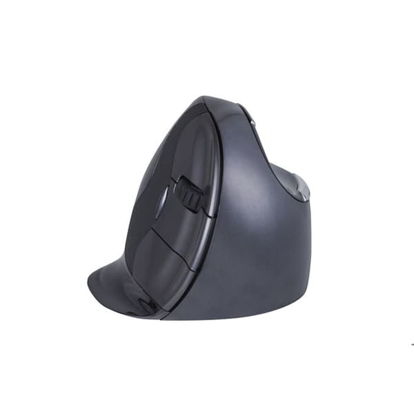 Vertikal Mus - EVOLUENT - VerticalMouse D - Svart/Silver - Ergonomisk - Trådlös