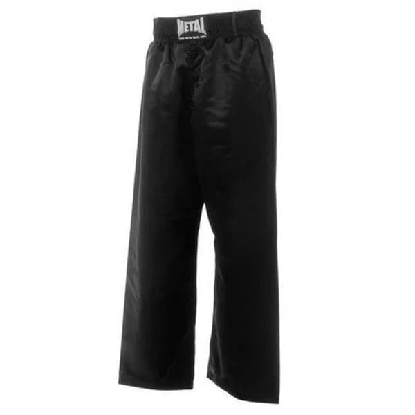 Full Contact Byxor - METAL BOXE - Prima - Svart - 100% polyester - Bred och rak passform