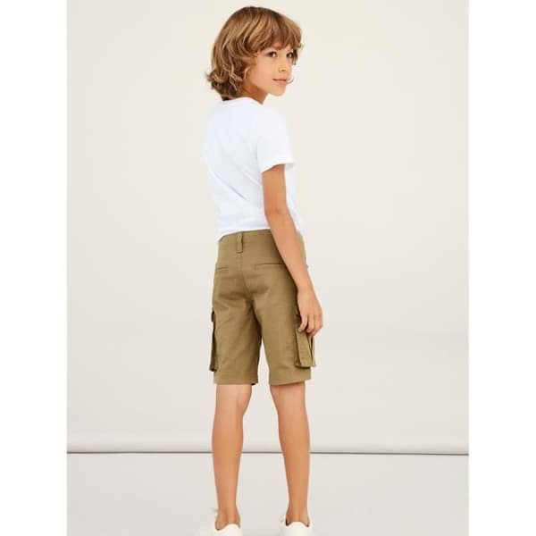 Boy's cargo shorts Name it Ryan Twibamgo - kelp - 12 år