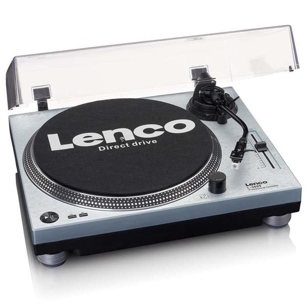 Lenco - L-3809ME - Direktdriven skivspelare med USB/PC-kodning
