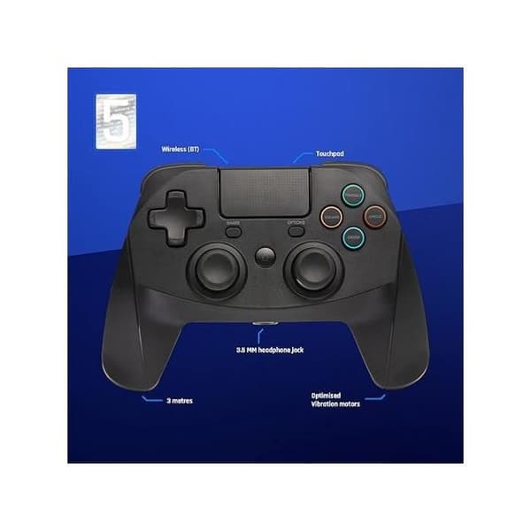 Trådlös PS4-kontroll från Snakebyte – dubbel vibration, analoga knappar, Bluetooth