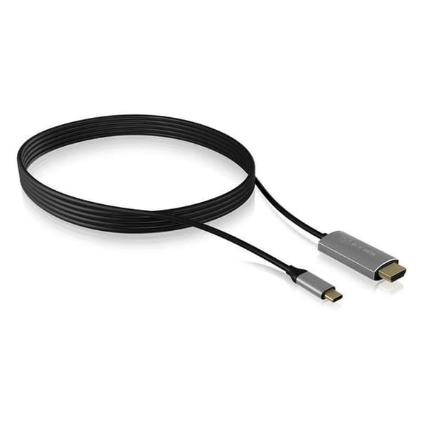 Externt videoadapter - RaidSonic - IB-CB020-C - USB-C 3.1 - HDMI - Svart