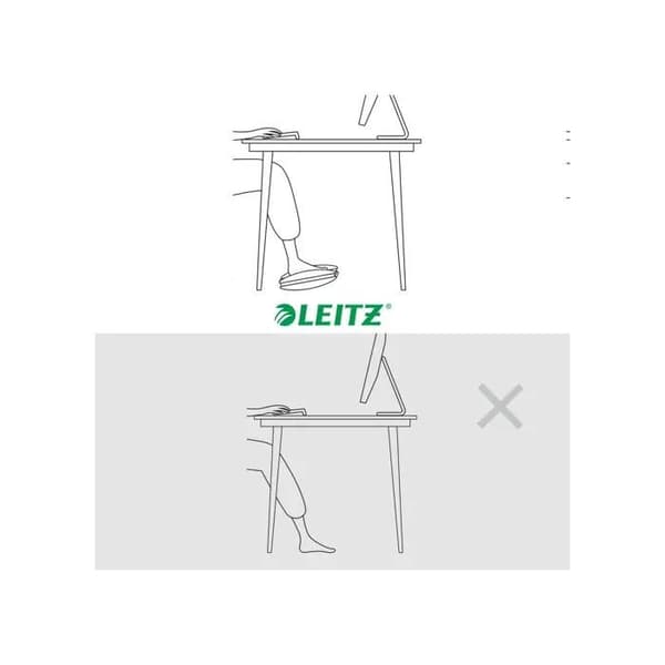 Ergonomisk fotstöd - LEITZ - Ergo - Justerbart - Halkfritt - Modern design