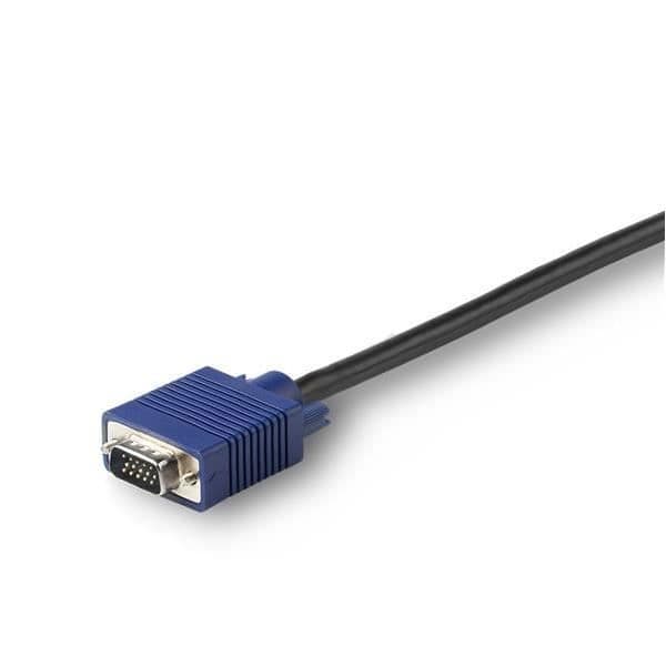 KVM USB VGA-kabel - STARTECH - 1,8 m (6 ft) - Enkelt kontakt - För rackmonterade LCD-konsoler - Svart
