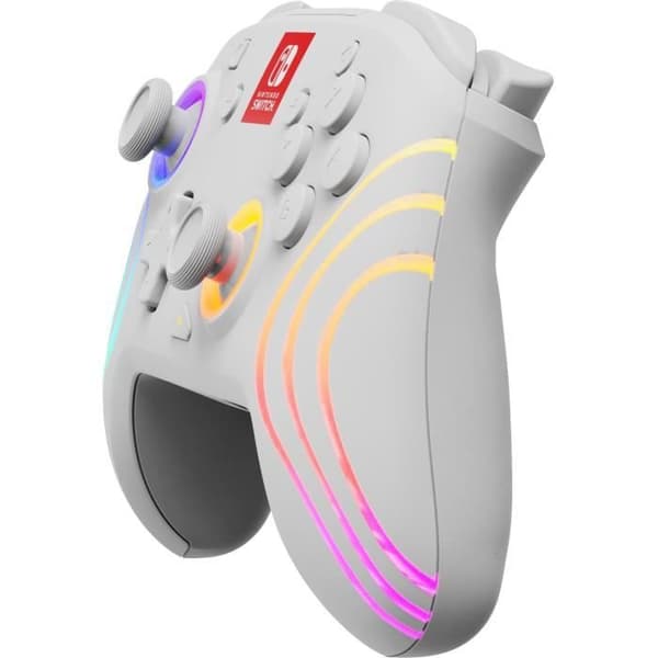 Trådlös handkontroll för Nintendo Switch - PDP - Afterglow Wave - Vit