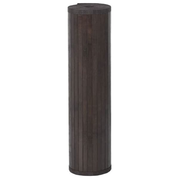 vidaXL Rektangulär matta mörkbrun 70x100 cm bambu, soffmatta, köksmatta, rektangulär matta, matta av 376869