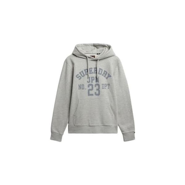 Sweat Superdry Herr Athletic Ess Grå Bomull