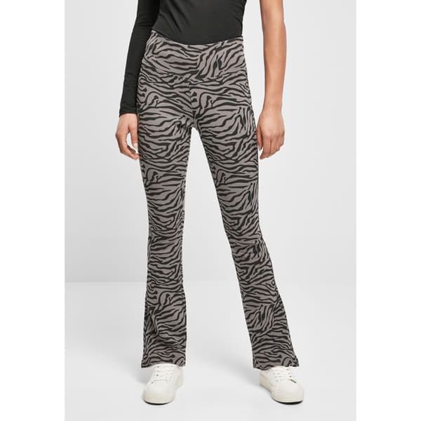 Höga leggings dam Urban Classics zebra boot