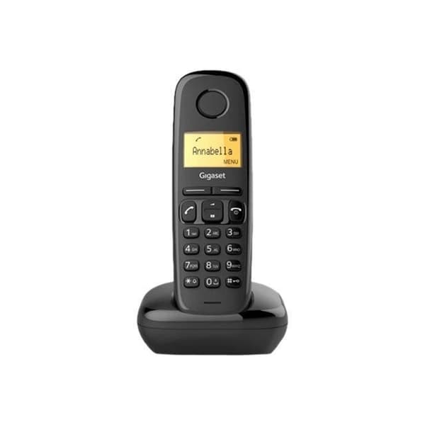 Gigaset A170 Trådlös telefon med DECT\GAP nummerpresentation svart