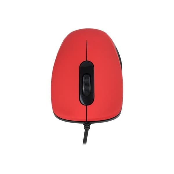 Optisk mus - ModeCom - MC-M10S - Trådbunden - USB - Röd - 3 knappar