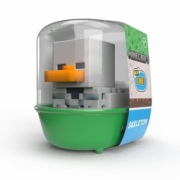 Figur - Minecraft - Skelett (Badkarutgåvan) - PVC - 5 cm - Flerfärgad