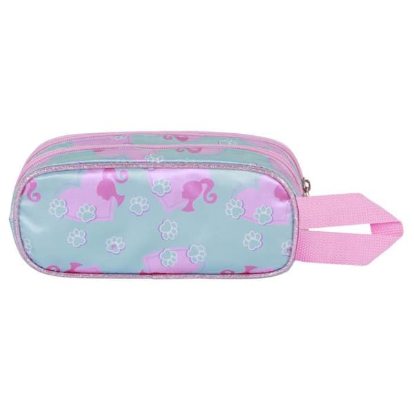 Trousse Dubbel 3D - Barbie Husdjur - Rosa - One Size
