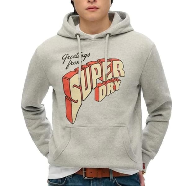 Sweatshirt Grå Herr Superdry North