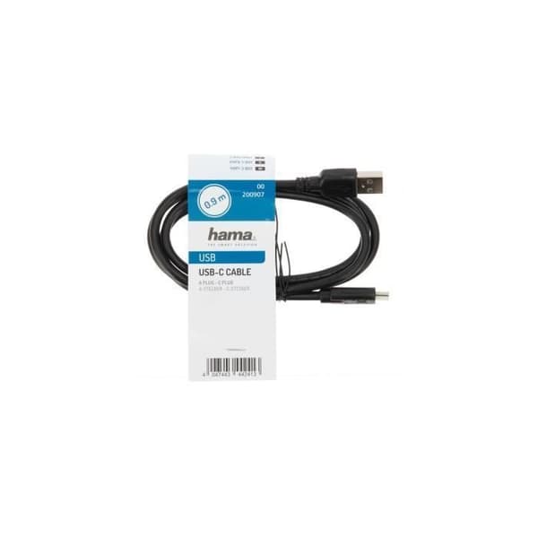 USB-C-kabel, hane USB-C - hane USB-A, USB 2.0, 0,90 m, 25 stycken