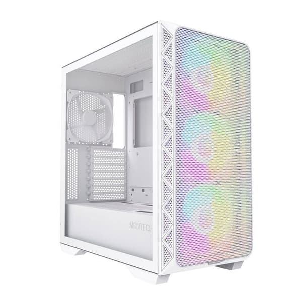 Chassi Medium Tower - Montech - AIR 903 MAX - Vit - Framsidan i nät - Stöd för radiator 360 mm