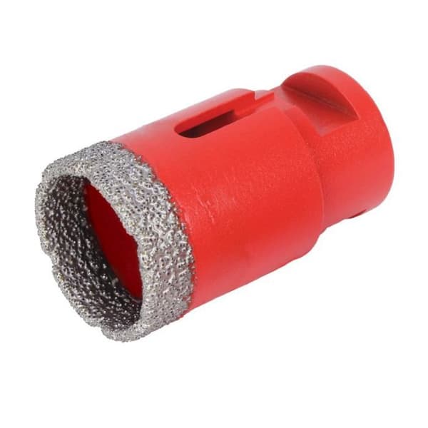 Diamantkrone - RUBI - DRYGRES 10 mm M14 - Torr - Vakuumlödning - För stengods, granit, marmor