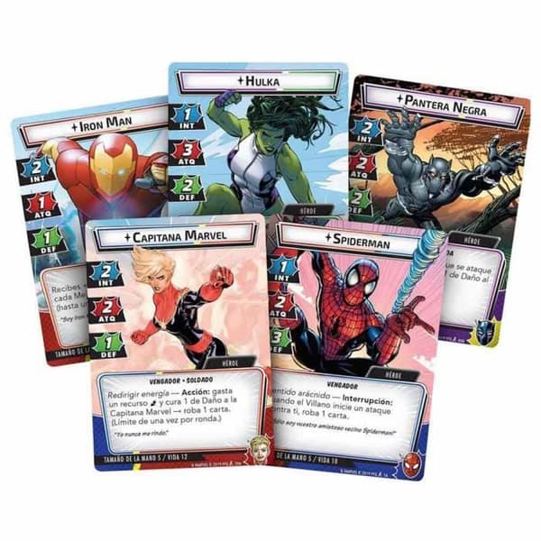 Kortspel - ASMODEE - Marvel Champions - Kooperativt - 1 till 4 spelare - Marvel-licens