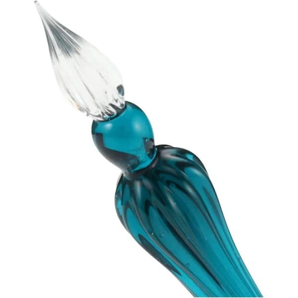 Glasspets - Rund - Smaragd - Kalligrafi - Herbin
