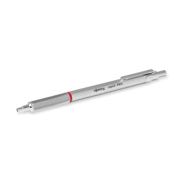 Kulspetspenna - ROTRING - Rapid PRO - Medium spets - Silverfärgad - Uppladdningsbar