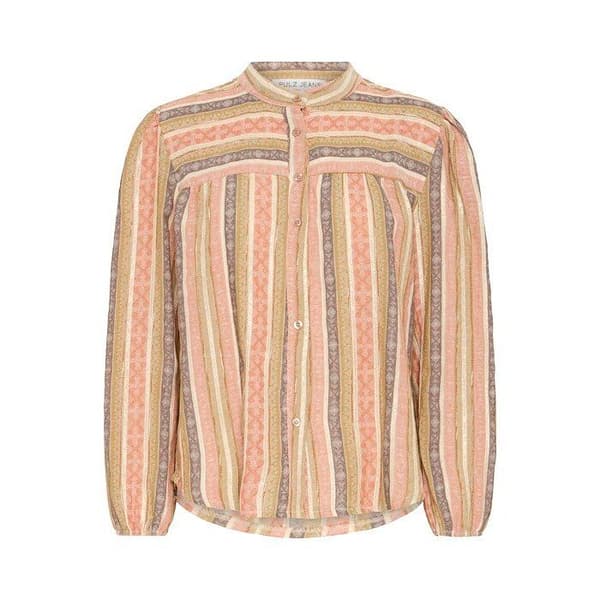 Kvinnors långärmad skjorta Pulz Jeans Nila