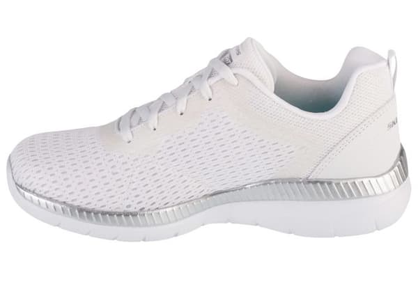 Basket Sneakers Dam, Vit, Skechers Bountiful - Quick Path