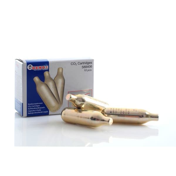 Kapslar CO2 - 588505 - 8 g per kapsel - Förpackning med 10 - För siphon 1 L